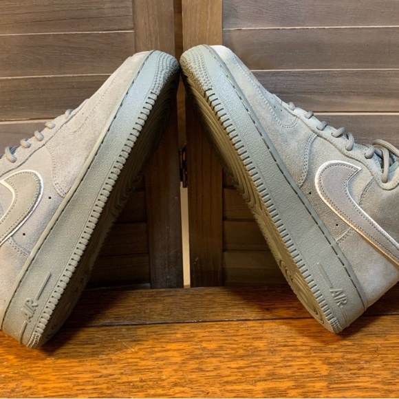 Nike Air Force 1 High Top Sneakers - Olive Stucco - Picture 8 of 15